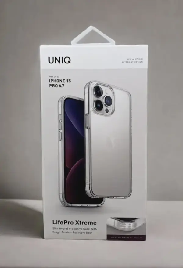 UNIQ LIFEPRO XTRME SLIM HYBRID PROTECTIVE CASE WITH TOUGH SCRATCH-RESISTANT FOR 2023 IPHONE 15 PRO | MAGNETIC | IRIDESCENT